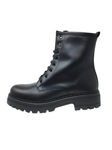 BOTA MILITAR PIEL NEGRO