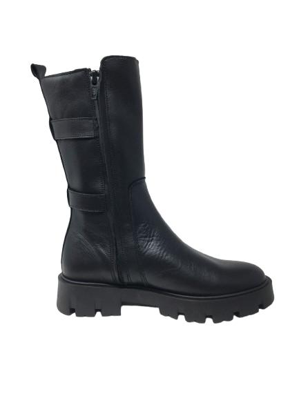 BOTA ALTA PIEL NAPA NEGRO