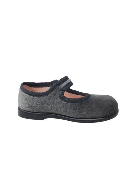 MERCEDITA TERCIOPELO GRIS