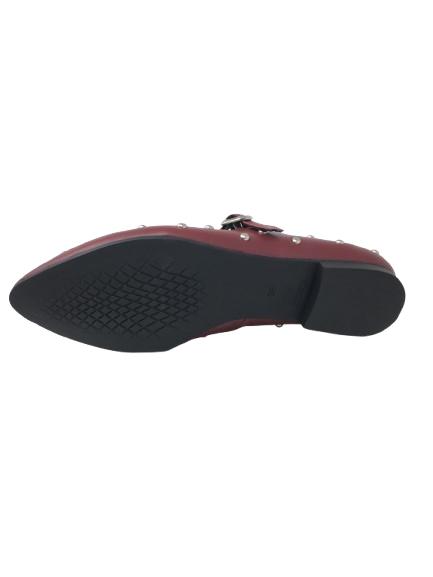 MERCEDITA PIEL BURDEOS