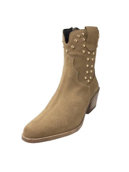 BOTA CAMPERA EN SERRAJE BEIG