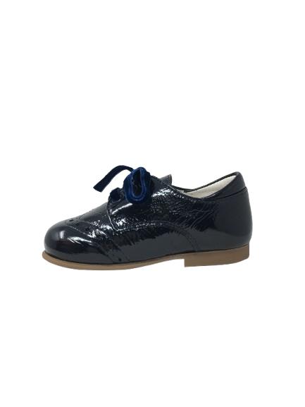 BLUCHER CHAROL ARRUGADO AZUL MARINO